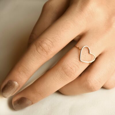 انگشتر طلا قلب من