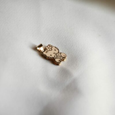 پلاک طلا کیتی مات