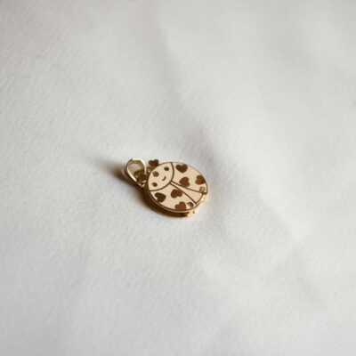 پلاک طلا کفشدوزک