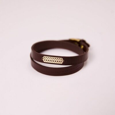 دستبند طلا مردانه پرا