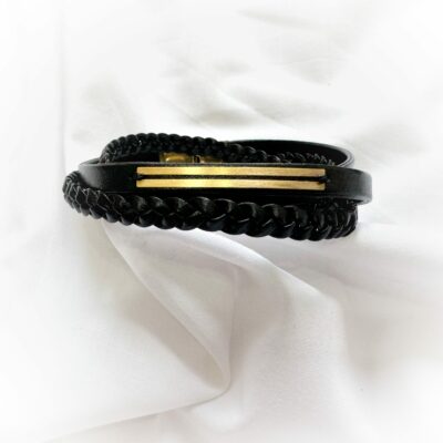 دستبند طلا مردانه سیمپل x2