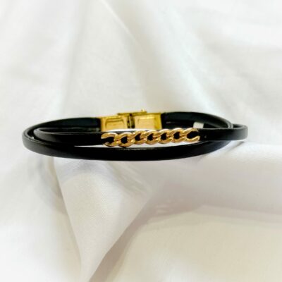 دستبند طلا مردانه کارتیر ظریف