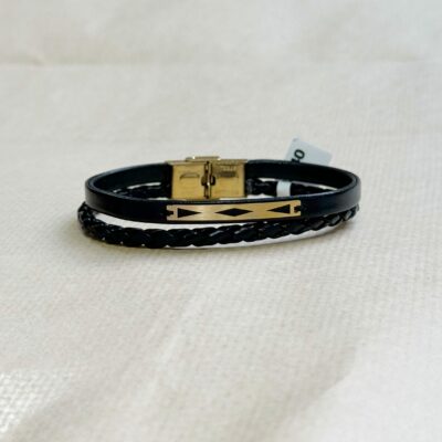 دستبند طلا مردانه بلور