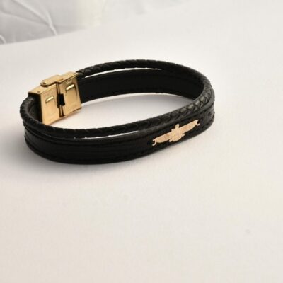 دستبند طلا مردانه مزدا