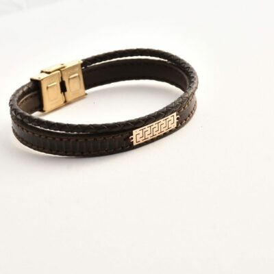 دستبند طلا مردانه پلین