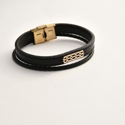 دستبند طلا مردانه نیل