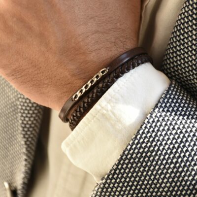 دستبند طلا مردانه کارتیر ۳
