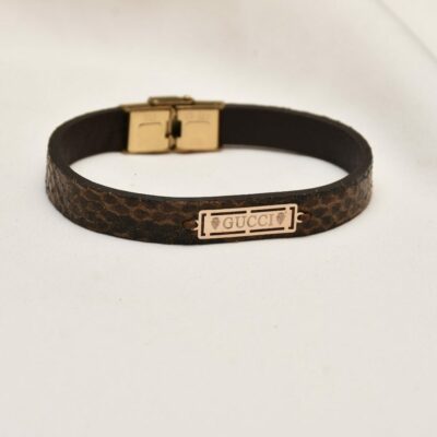 دستبند طلا مردانه گوچی