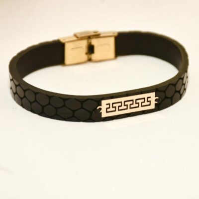 دستبند طلا مردانه آینیاس