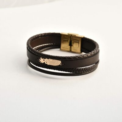 دستبند طلا مردانه فروردین