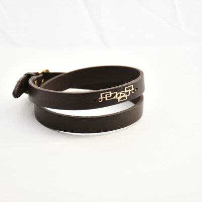 دستبند طلا مردانه هندسه