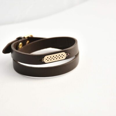 دستبند طلا مردانه سیترین