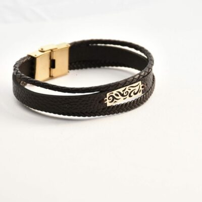 دستبند طلا مردانه باد