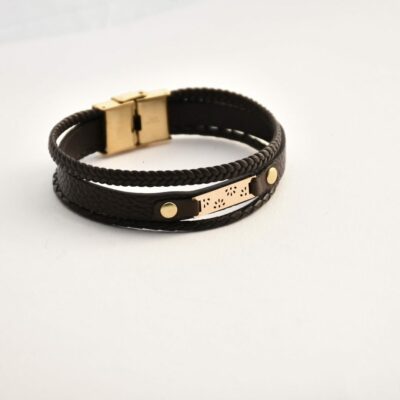 دستبند طلا مردانه آدوله