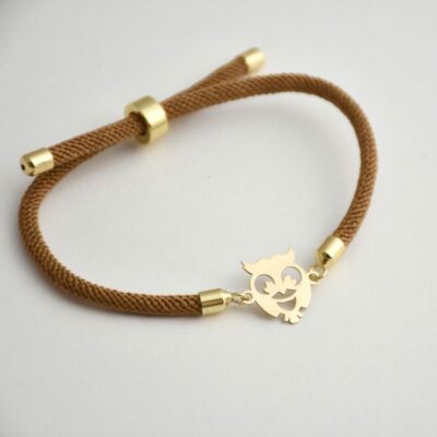 دستبند طلا جغد