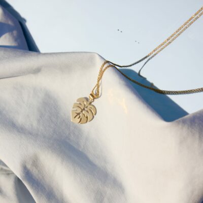 پلاک طلا برگ انجیر