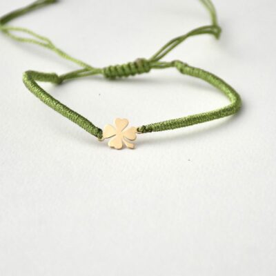 دستبند طلا شبدر