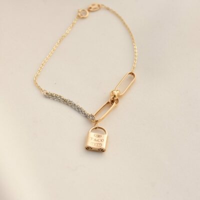 دستبند طلا تیفانی x