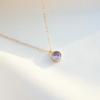 گردنبند طلا نگین دار آمیتیس