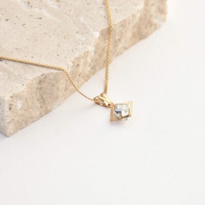 پلاک طلا کیوب شاین سیلور