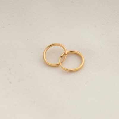 گوشواره طلا حلقه ای طلا نوزاد