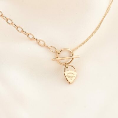 گردنبند طلا تیفانی ترکیبی