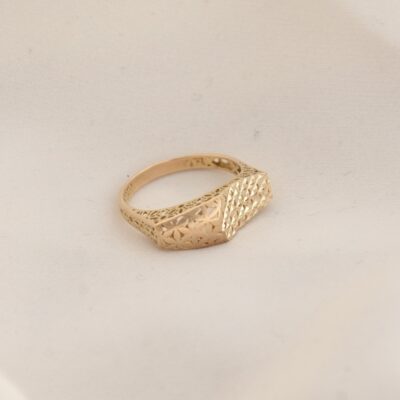 انگشتر طلا فیوژن گلی