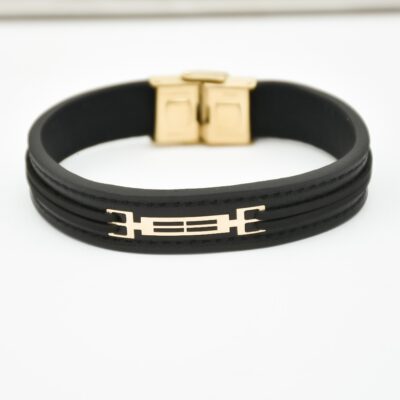 دستبند طلا مردانه هور