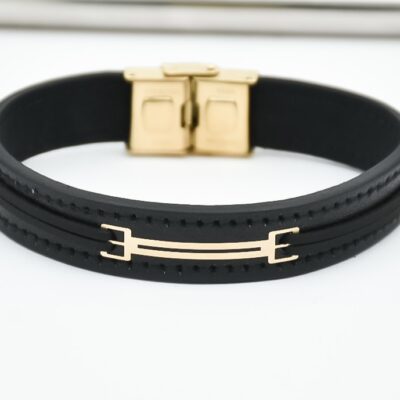 دستبند طلا مردانه ای تری 2