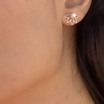 نیم ست طلا گل مرداب