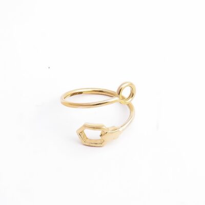 انگشتر طلا بنگل دایره