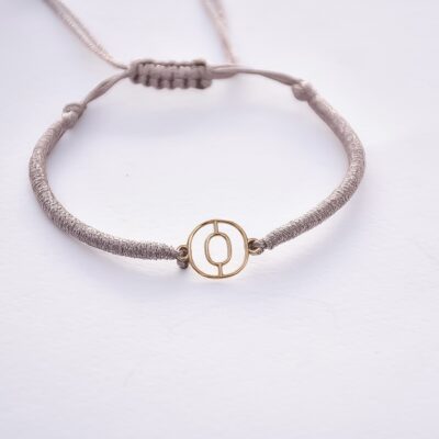 دستبند طلا حرف O