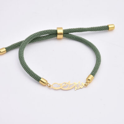 دستبند طلا خدا با من است