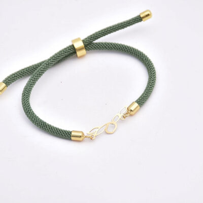 دستبند طلا 5 برگ