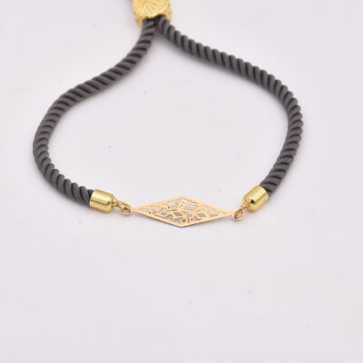 دستبند طلا لوزی