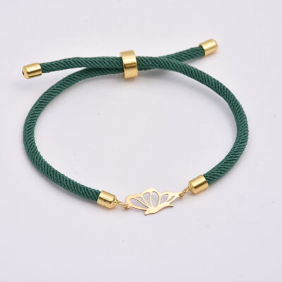 دستبند طلا پروانه تک بال