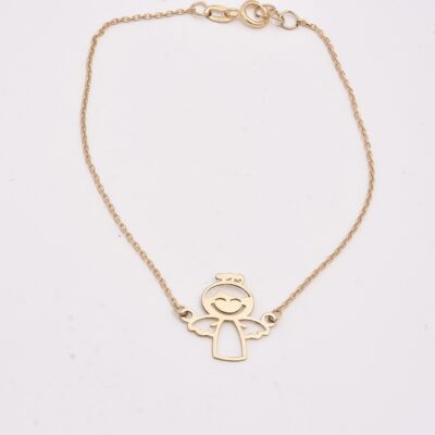 دستبند طلا آنجلی زنجیری