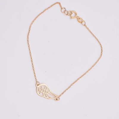 دستبند طلا بال فرشته زنجیری