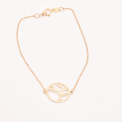 دستبند طلا تری زنجیری