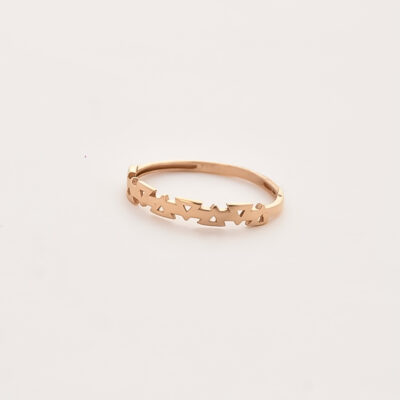 انگشتر طلا رینگ مثلث