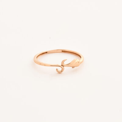 انگشتر طلا دلفین