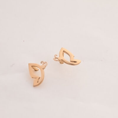 گوشواره طلا پروانه تک بال