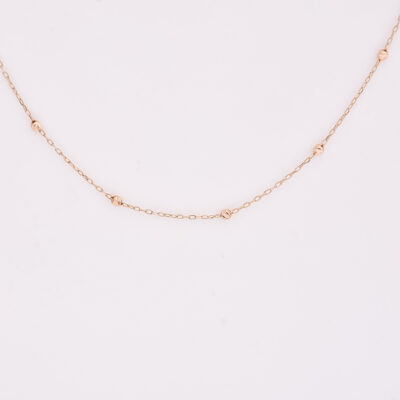 گردنبند طلا گوی البرنادو