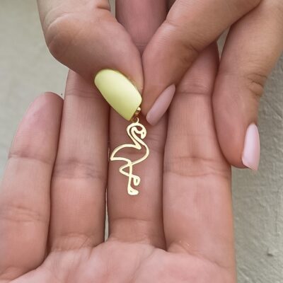 پلاک طلا فلامینگو