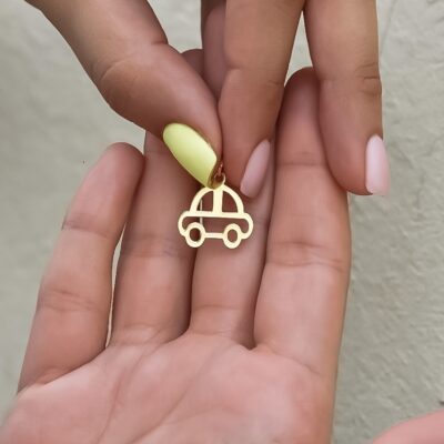 پلاک طلا ماشین کوچولو