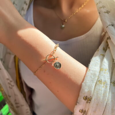 دستبند طلا قفل w تیفانی