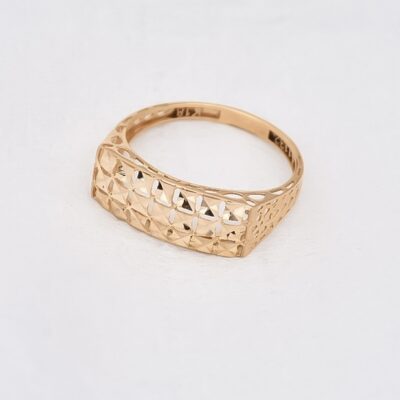 انگشتر طلا فیوژن مستطیل x