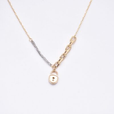 گردنبند طلا قفل