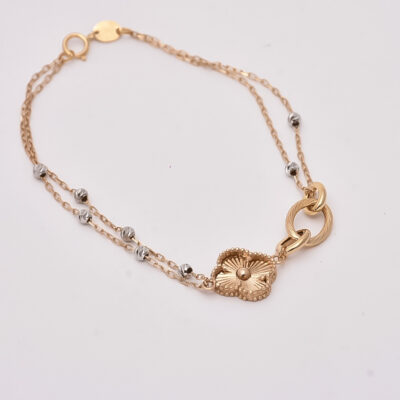 دستبند طلا ونکلیف تراش البرنادو