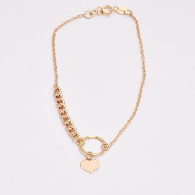 گردنبند طلا کارتیر و قلب2